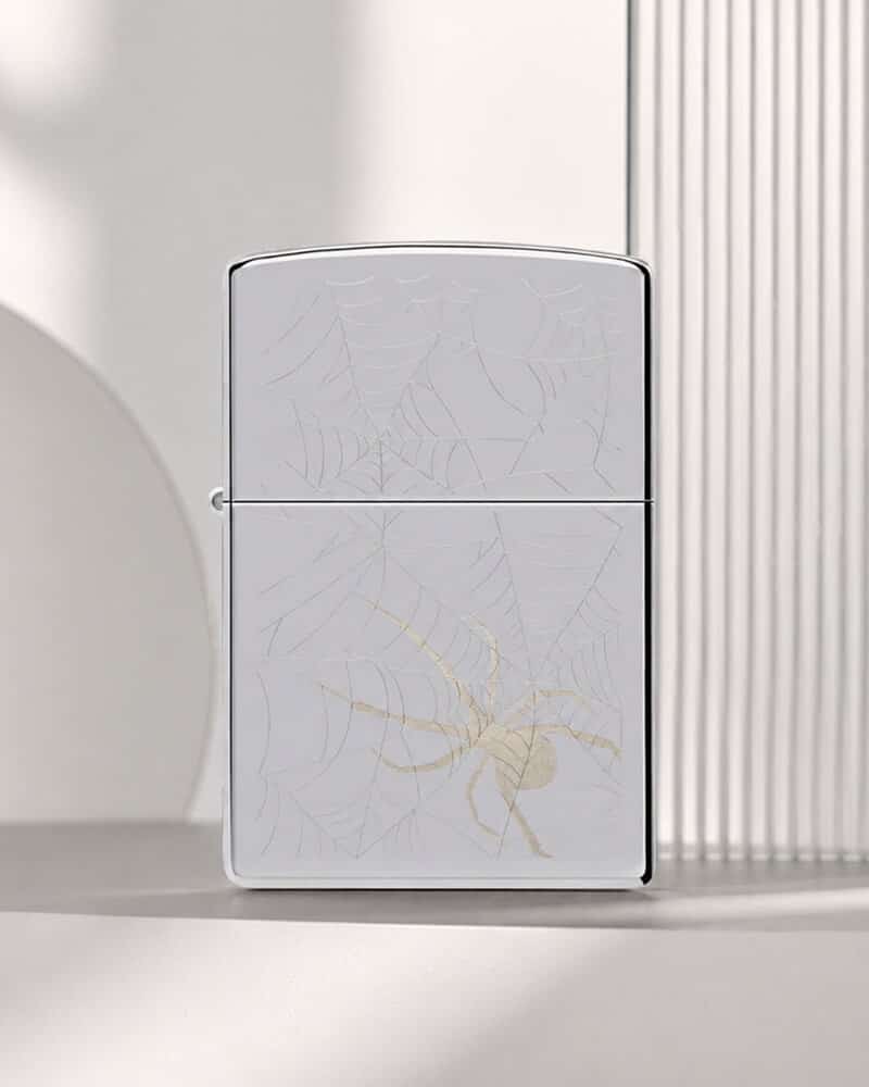فندک Zippo طرح Spider Web