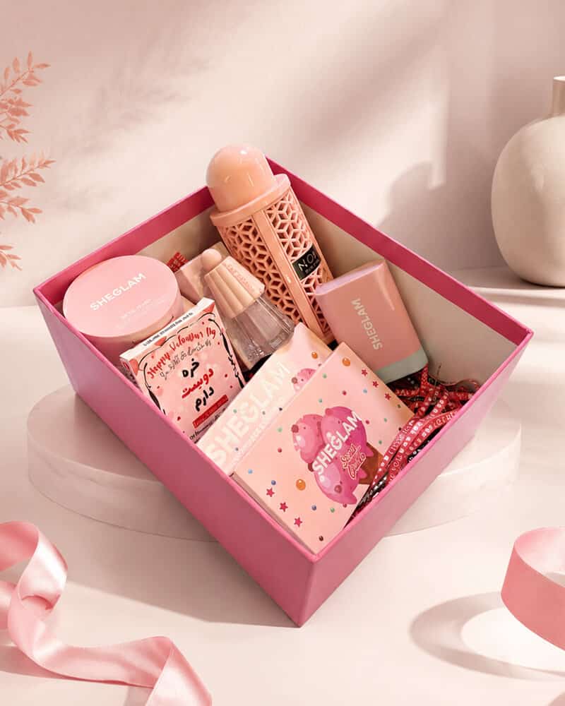 باکس محصولات SHEGLAM ولنتاین