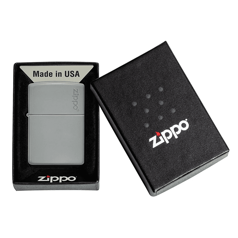 فندک Zippo طرح Classic Grey