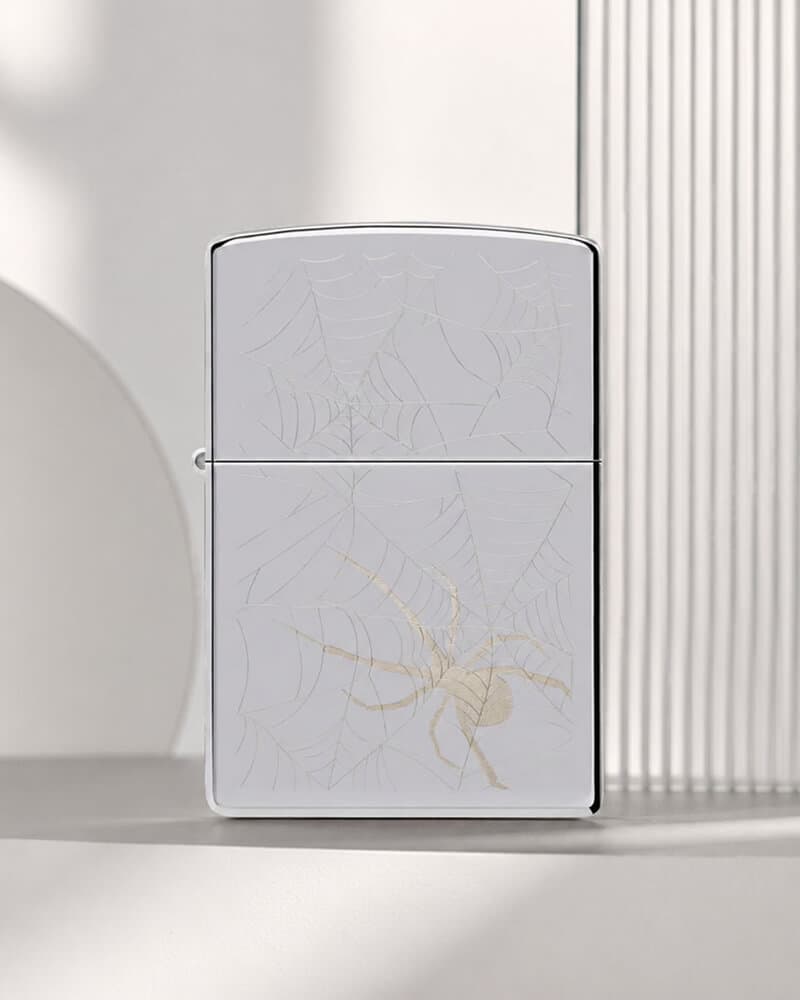 فندک Zippo طرح Spider Web